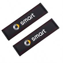 适用于Smart Forfour Fortwo 453 451 450的2件装PU皮革汽车安全带肩垫保护配件 - 1 - 查看 7
