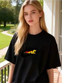 Women T-Shirts - Black - View 6