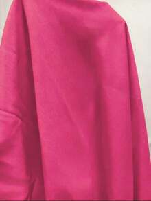 Camisa de mujer casual de manga larga a rayas con un solo abotonado - Rosa Fucsia - Ver 8