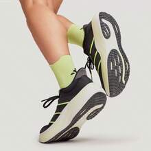 Adidas Giày thể thao nam và nữ CUSHION HERO, dòng giày chạy bộ tập luyện Navigation Series. - Đen/Xanh lá cây - Xem 3