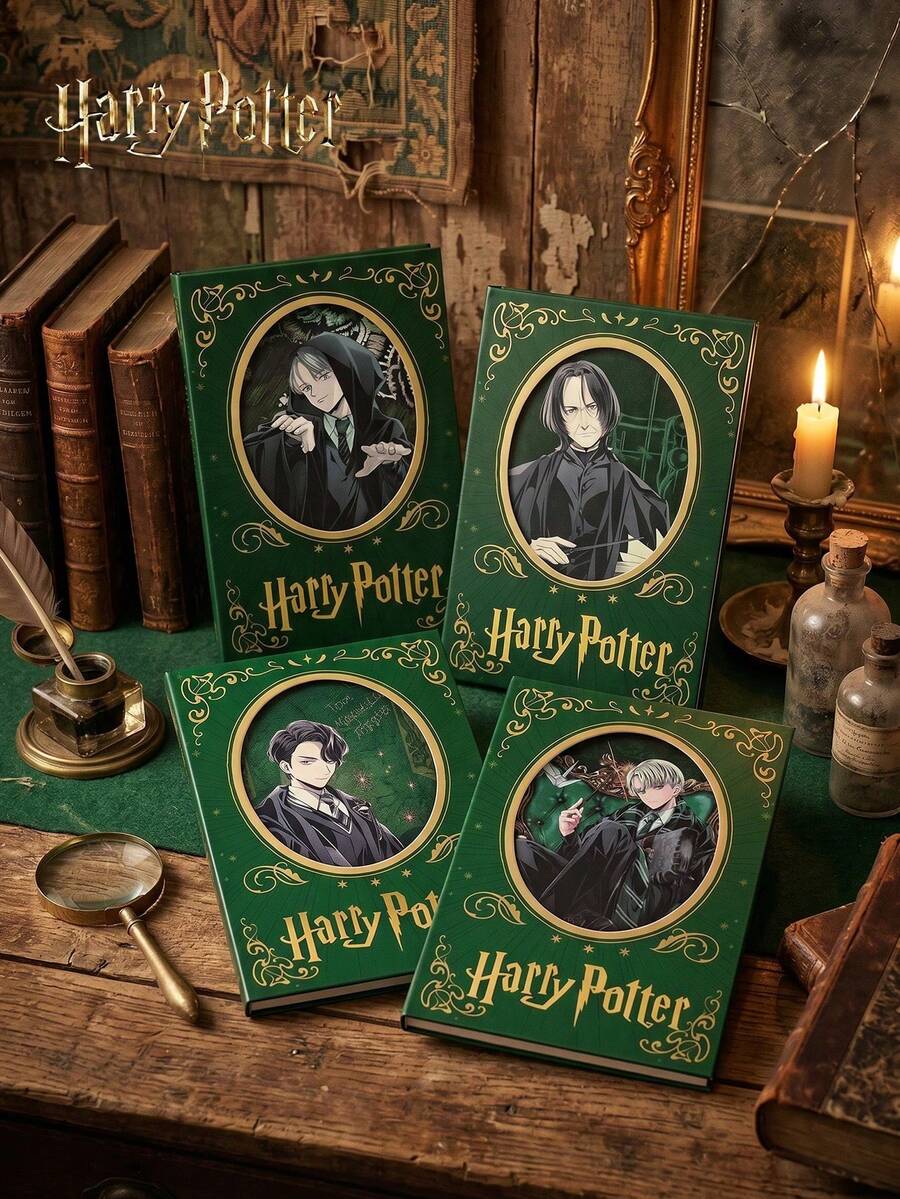 Officially Licensed Harry Potter Themed Stationery Gift Box Set - Including Character Journals, Enamel Pins, Bookmarks & Stickers For Wizarding World Fans Collectors - Rectangle - View 1