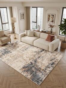 1 pieza Alfombra de sala de estar con estampado oscuro, adecuada para cocina, comedor, dormitorio, decoración de vacaciones, interior/exterior, oficina, vestíbulo, felpudo antideslizante, alfombra de baño, pasillo, área de estudio y juegos. - Multicolor - Ver 6