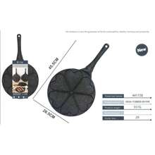 1pc Creative Multi-Hole Frying & Baking Pan/6-Cup Heart-Shaped Non-Stick Egg Pan/New Aluminum Alloy Egg Cooker For Home Kitchen/Multi-Function Breakfast Pan/6-Hole Creative Non-Stick Breakfast Pan - View 4
