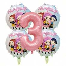 Hasbro Balon Angka Pink Bertema Anime Witch Hunter, Cocok untuk Dekorasi Pesta Ulang Tahun, Dekorasi Pesta Bertema - Seperti yang ditunjukkan pada gambar. - View 9