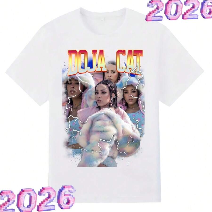 Lewis Brit Pop Capaldi World Tour 2025 Concert Tour Shirt112 - Negro - Ver 1