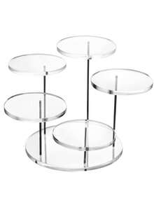 3-Tier/12-Tier Acrylic Jewelry Display Stand, Rings & Earrings Holder, Mini Figurine Display Rack, Transparent Jewelry Display Shelf - Multicolor 2 - View 17