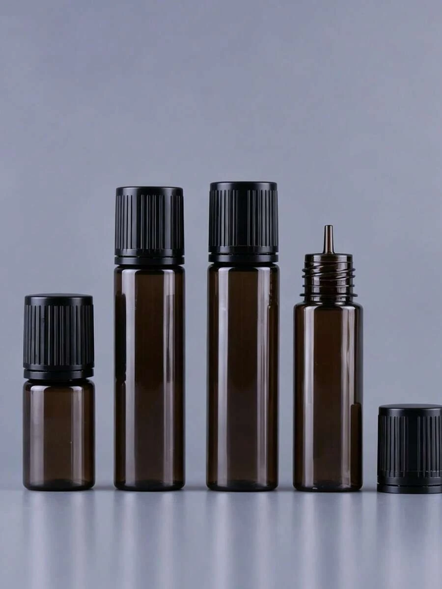 細長滴管瓶 10ml/30ml/50ml 空擠壓式眼藥水瓶 PET 可擠壓液體蓋瓶 便攜輕量旅行配件 適合返校與旅行