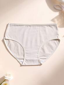9pcs Women High Waist Solid Color Seamless Triangle Panties, Tummy Control & Butt Lifting, Stretchy Sports Underwear - Multicolor - View 6