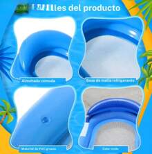 Galleggianti gonfiabili per piscina, letti gonfiabili per la spiaggia, galleggianti per adulti e comodi lettini acquatici. Pratico, semplice e comodo. - rosso - Visualizzare 5