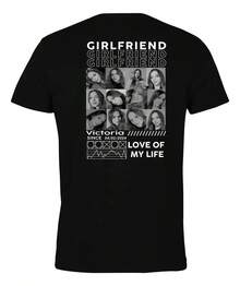 Valentine's Day T-Shirt February 14th Only You With Color Photo - Black - View 1
