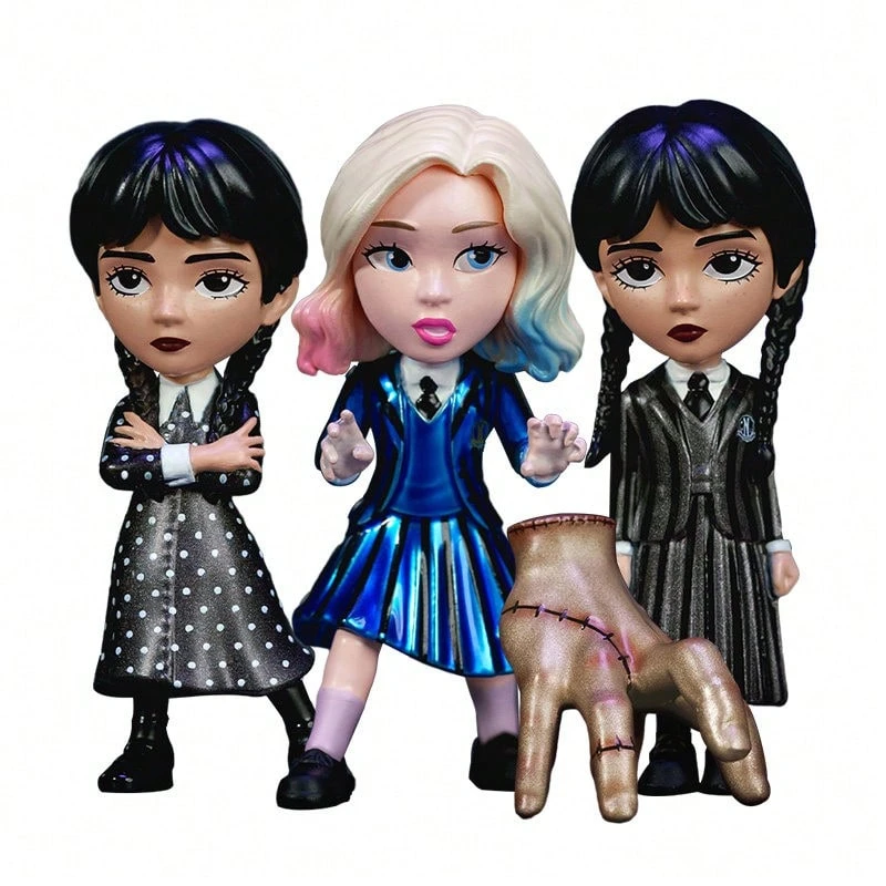 Simba Jada Toys Officially Licensed The Addams Family Wednesday 2.5-Inch Metal Collectible Figurine - Multicolor - View 1