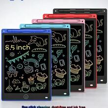 5件組 5色/1件組 多彩 | 8.5英吋 LCD 塗鴉板 | 可重複使用、無藍光、一鍵清除繪圖板，適合3-8歲兒童識字、表達兒童想像力，學校禮物和派對禮物的最佳選擇 | 沙灘玩具、石板、教育遊戲 - 彩色 - 查看 11