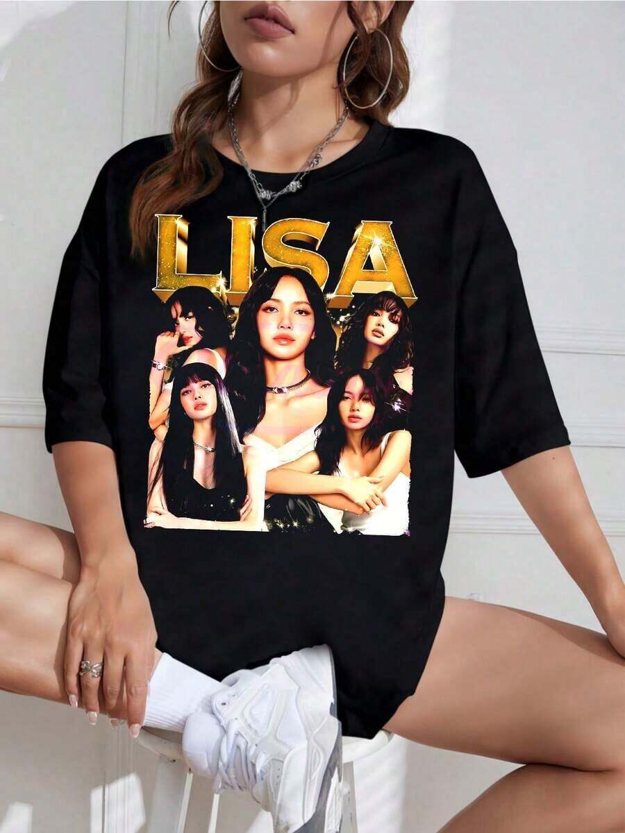 Playera Negra Mujer con Diseño de "Cool", Estilo Juvenil - Negro - Ver 1