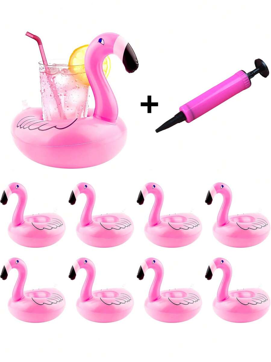 6pcs Diamond Ring Shaped Inflatable Drink Holder, Inflatable Ring Float, Diamond Ring Pool Drink Cup Holder, Single Person Pool Party Supplies, Pool Party Decoration, Suitable For Pool Party, Bachelorette Party And Beach Pool Party Decoration.