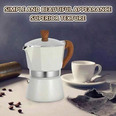 หม้อต้มกาแฟ Moka, เครื่องชงกาแฟเอสเพรสโซ่แบบใช้เตาแก๊ส, เครื่องชงกาแฟสำหรับตั้งแคมป์กลางแจ้ง, เครื่องกรองกาแฟแบบหยดสไตล์คิวบาแบบแมนนวล, เหมาะสำหรับทำคาปูชิโน่และลาเต้, ย้อนยุคทันสมัย, เหมาะสำหรับไลฟ์สไตล์ที่หรูหรา, เพิ่มความสุข. เป็นตัวเลือกอันดับต้น ๆ สำหรับของขวัญอีสเตอร์ และมีส่วนลดพิเศษสำหรับการกลับไปโรงเรียน