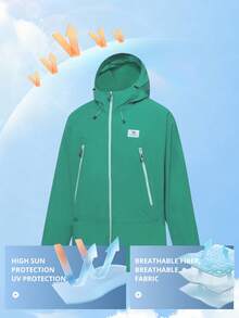CAMEL CROWN Chaqueta ligera y transpirable de protección solar para mujer, adecuada para el verano - Isla Verde - Ver 9