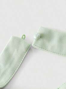 Top corto elegante de múltiples capas con volantes en azul marino, top para Año Nuevo, top de fiesta, top minimalista casual de mujer con botones frontales y tirantes anchos para uso diario, look vintage para el Día de San Valentín - Verde - Ver 3