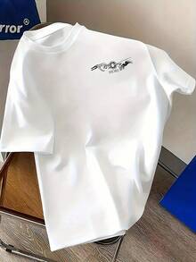 Fashionable Men's T-Shirt - White - View 3
