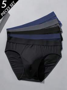 Bộ 5 quần lót nam, quần lót bikini mềm mại và thoải mái, bộ quà tặng đồ lót nam gợi cảm, đồ lót trẻ trung, đồ lót nam bền bỉ mặc hàng ngày, đồ mặc nhà, quà tặng nam, quà tặng ngày lễ tặng quà, quà tặng ngày lễ tình nhân, quà tặng kỷ niệm cho bạn trai. - Nhiều màu - Xem 2