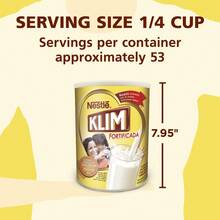 Nestle' NESTLE KLIM Powdered Milk PREBIO 56.4 Ounce (Pack Of 1) - KLIM Fortified - View 7