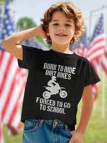 Camiseta negra de estilo vintage inspirada en las carreras, de manga corta y casual para niños, S-Umwon Kids, ropa de verano para adolescentes, ropa de Pascua para niños, ropa para niñas de 10 a 12 años, ropa para niñas pequeñas, ropa de verano para adolescentes, Playful Pals, verano, Y2k, ropa urbana, BORN TO RIDE DIRT BIKES FUNNY KIDS T SHIRT, camiseta gráfica cómoda y casual para niños, ideal para cumpleaños, vacaciones, uso diario. Camiseta casual premium negra para niños con un elegante diseño retro.Suave y delicado con la piel, adecuado para la escuela, fines de semana, vacaciones y salidas familiares.Regalos Personalizados, Regalos de Pascua para Niños, Recuerdos de Fiesta para Niños, Regalos para Niños, Amigos y Familiares. - Blanco - Ver 6