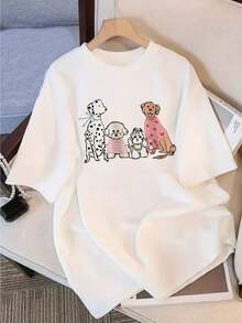 Women T-Shirts - White - View 6