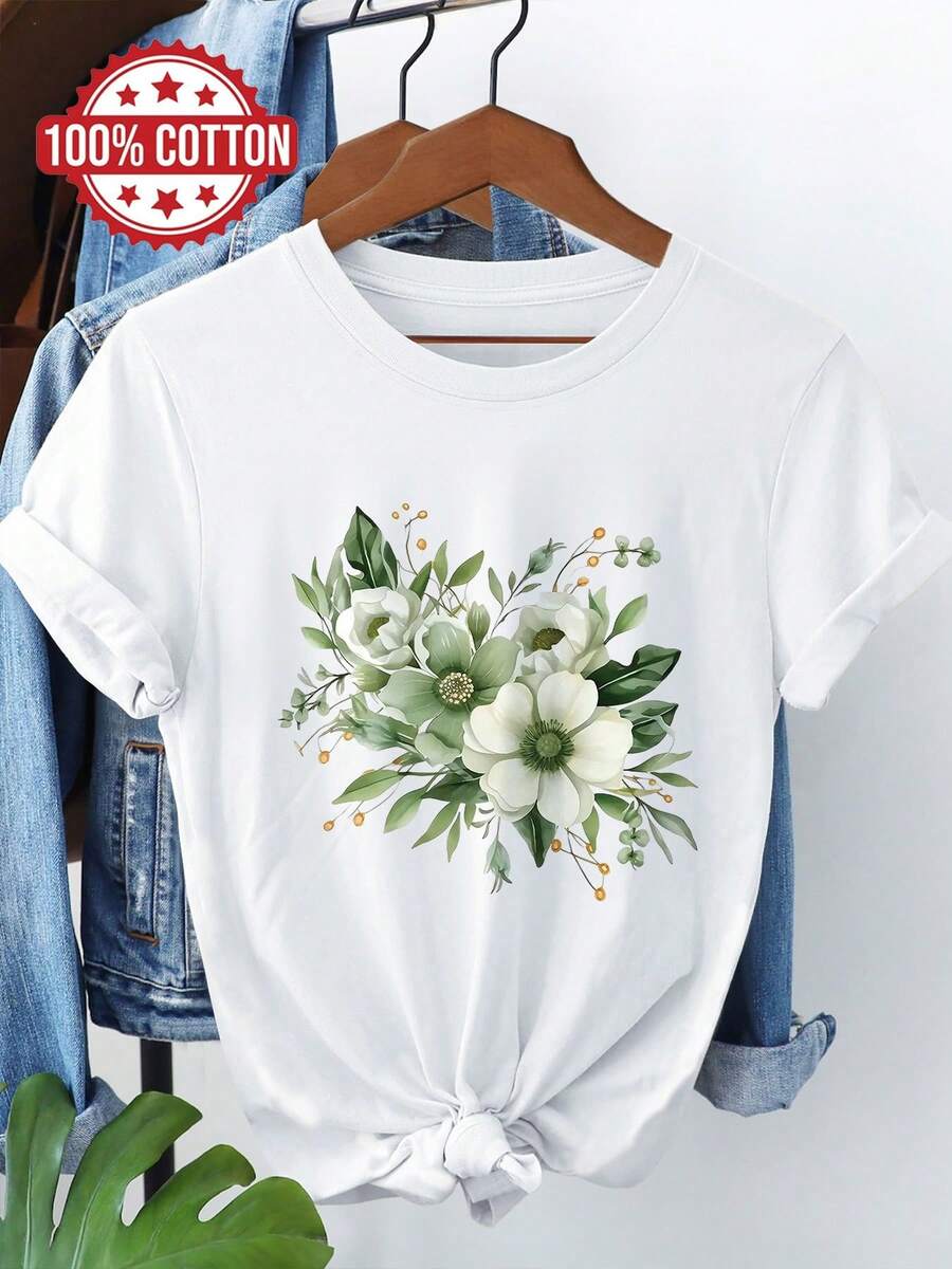 Women T-Shirts - White - View 1