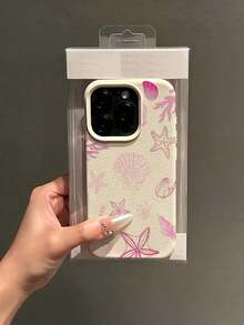 PU.Children's Elements.Shell.Stars.Suitable Color.Pink.White.Shock Resistant.Design.Fashion.1 Piece.Full Coverage.TPU.Compatible.Children's Series.161514131211.ProMax. - Multicolor 11 - View 9