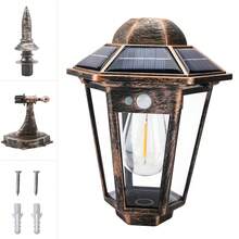 XCE|Solar Powered Outdoor Wall Lamp, Waterproof IP44 Courtyard Lamp For Outdoor Decoration, Battery Capacity 1800mAh,With 3 Modes Of Human Body Sensor For Dusk To Dawn Road Area Lighting - Suitable For Garage, Street, Courtyard, Wedding Lighting - 戶外壁燈 - 查看 12
