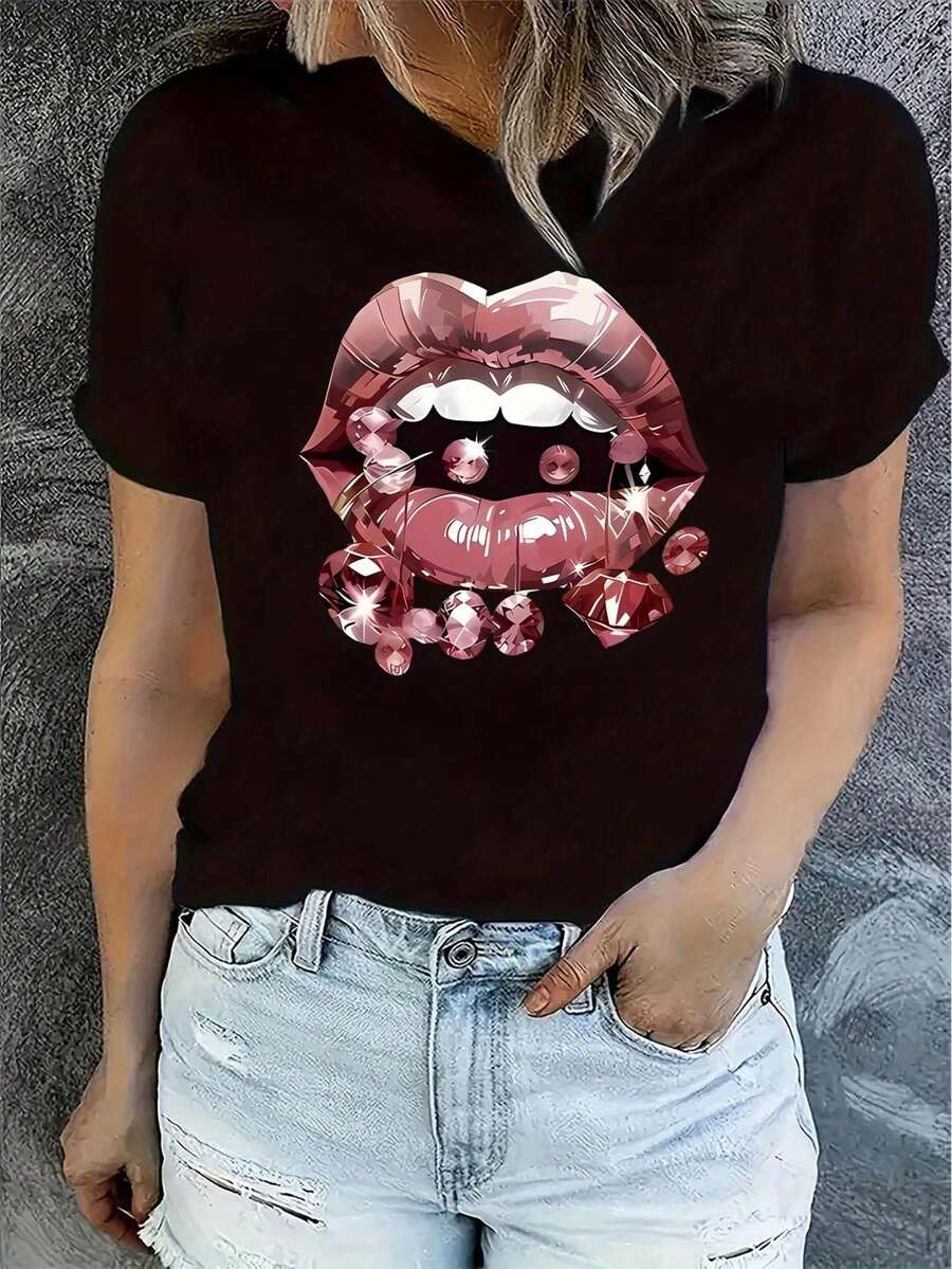 Women T-Shirts - Black - View 1