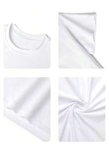 Camiseta Vintage de Manga Corta para Niñas con Estampado de Lema Religioso "God Is Good", Estilo Americano Oversize con Grafiti de Cruz y Corazón, Transpirable, Casual, Estampado Frontal y Trasero, para Uso Diario. - Blanco - Ver 6