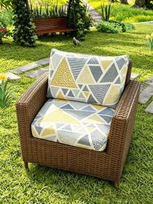 1 chiếc vỏ đệm sofa ngoài trời mùa hè bằng lụa sữa in họa tiết hoa, độ co giãn cao, chống bụi, có thể giặt được, kiểu dáng tối giản hiện đại, dùng được cả bốn mùa. - Nhiều màu - Xem 1