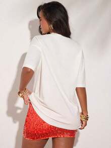 Women T-Shirts - White - View 3