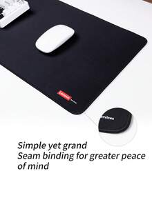 Tấm lót chuột cỡ lớn Lenovo 800*300*4mm với đế cao su chống trượt, viền may chắc chắn, thích hợp cho bàn phím, laptop, văn phòng và bàn làm việc. - Xem 6