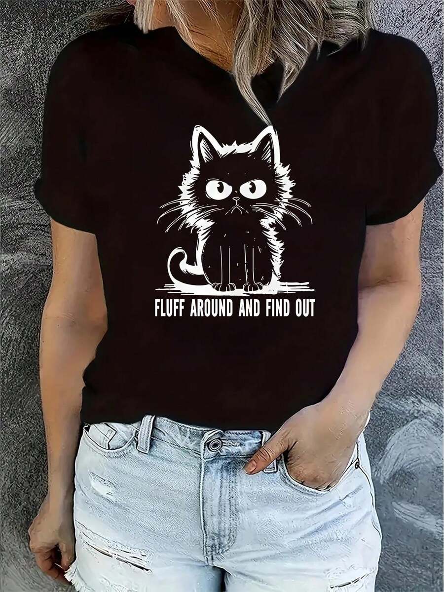Women T-Shirts - Black - View 1