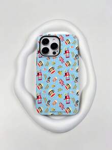 Official Licensed Paul Frank Phelin 2-In-1 Phone Case, Full Body Shock-Proof Protection With Camera Cover, Cartoon Monkey & Giraffe Pattern, New Design Suitable For IPhone 13/14/15/16 Pro Max - Multicolor - View 5