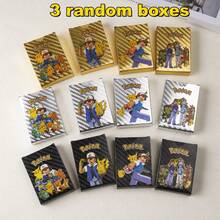 pokemon ¡Nuevo conjunto de 55 cartas Pokémon doradas y negras! Cartas raras de Vmax GX Charizard y Mewtwo, así como cartas de entrenador para batallas. Caja coleccionable, regalo y juguete perfecto para fans de Pokémon! - Multicolor - Ver 16
