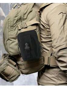 戰術 EDC 腰包，高強度尼龍腰袋附 MOLLE 系統，多功能收納整理包，適合戶外健行、露營、狩獵和軍事愛好者 - 彩色 - 查看 9