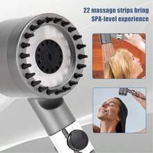 High Pressure Filtered Shower Head With Handheld - Multiple Spray Modes, ON/OFF Switch, Power Wash For Hard Water & Pet Bath - 1 cái - Xem 4
