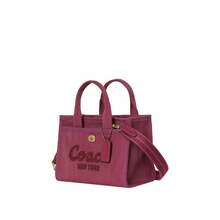 Coach Cargo 20 素色女款手提包 CZ098B4PK - 粉紅CZ098B4PK - 查看 4