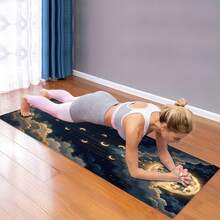 1 tấm thảm yoga 71*22 inch, nhiều lựa chọn họa tiết, chống trơn trượt và bền, cực rộng và dày, phù hợp cho tập luyện yoga tại nhà và cho người mới bắt đầu. - Nhiều màu - Xem 5