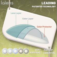 Lalens Roman Era Oliver 1對 6個月拋棄式 韓系設計 14.2mm直徑 8.6mm基弧 HEMA NVP 38%含水量 小瞳孔彩色隱形眼鏡 軟片輕盈透氣 自然美眼 適合所有眼睛顏色 Y2K時尚 日常配戴 春季妝容 派對 生日禮物 學生開學妝容隱形眼鏡 - oliver - 查看 9