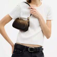 Coach Women's Teri Mini Crossbody Bag - 金棕色 - 查看 3