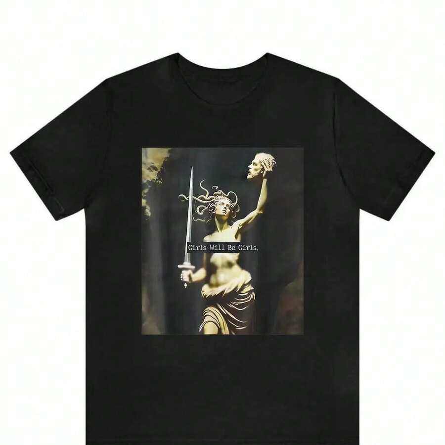 Dam-T-shirts - Svart - Visa 1