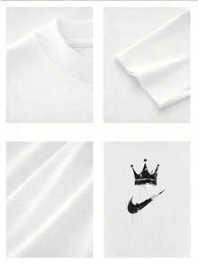 T-shirts pour hommes - Blanc - Voir 4