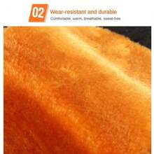 1 paire de genouillères unisexes chaudes, avec doublure isolée douce, isolation thermique, manchon de protection des jambes pour l'hiver - Multicolore - Voir 10