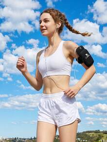 CAMEL CROWN Unisex Running Armband Phone Holder, Arm Pouch Wrist Bag For Outdoor Sports - Black - View 9