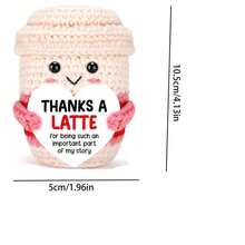 1pc Pink Cute Coffee Cup Design Makes It Instantly Enhance The Mood, Symbolizing A Warm And Comfortable Hug. Perfect Companion For Any Workstation! This Small Gift Can Be Used As A Teacher's Gift, A Teacher's Gift, A Teacher's Birthday Gift And A Teacher's Thank-You Gift. It Constantly Reminds The Unbreakable Connection Between Teachers And Students. - Multicolor - View 2