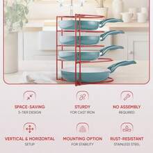Pot Racks - Red - View 6