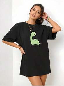 Women T-Shirts - Black - View 3
